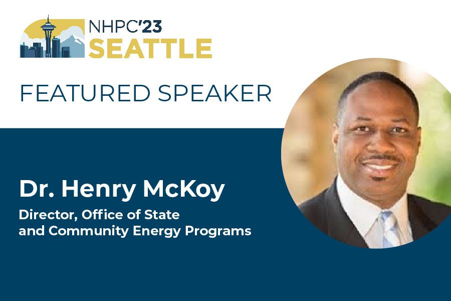 Graphic of Dr. Henry McKoy, Director of Office of State and Community Energy Programs