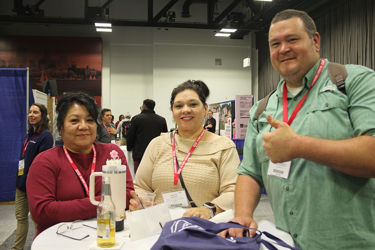 Image of 3 people posing for a picture