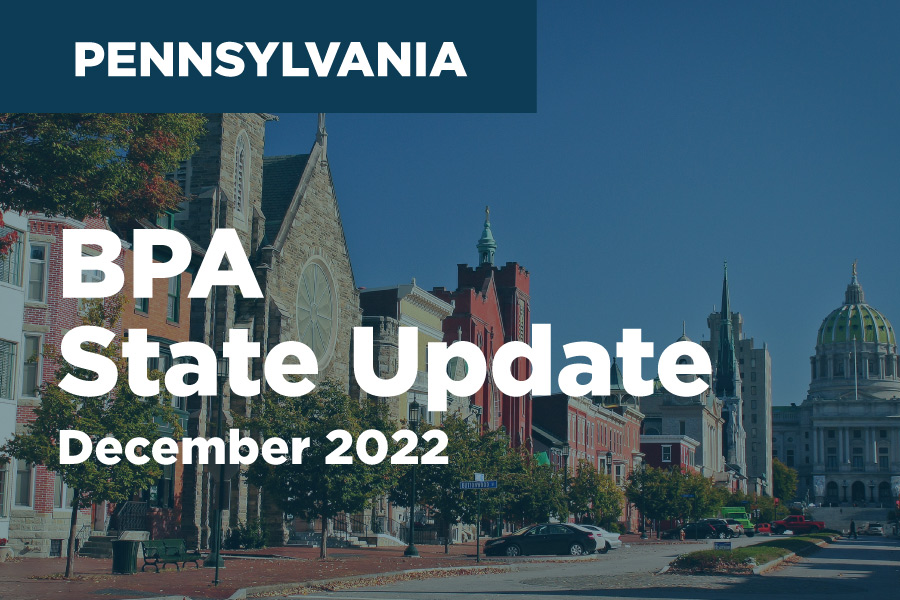 BPA_StateUpdate_Pennsylvania Pennsylvania BPA State Update - December 2022