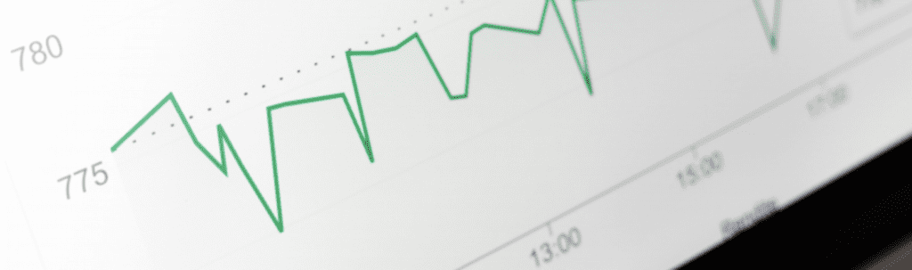 Sample graph showing ups and downs